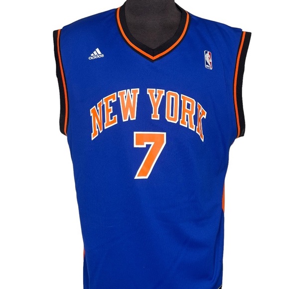 adidas Other - Adidas New York Knicks Basketball Carmelo Anthony NBA Authentic Jersey #7 Large